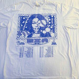 SZA White SOS North America Tour T-Shirt